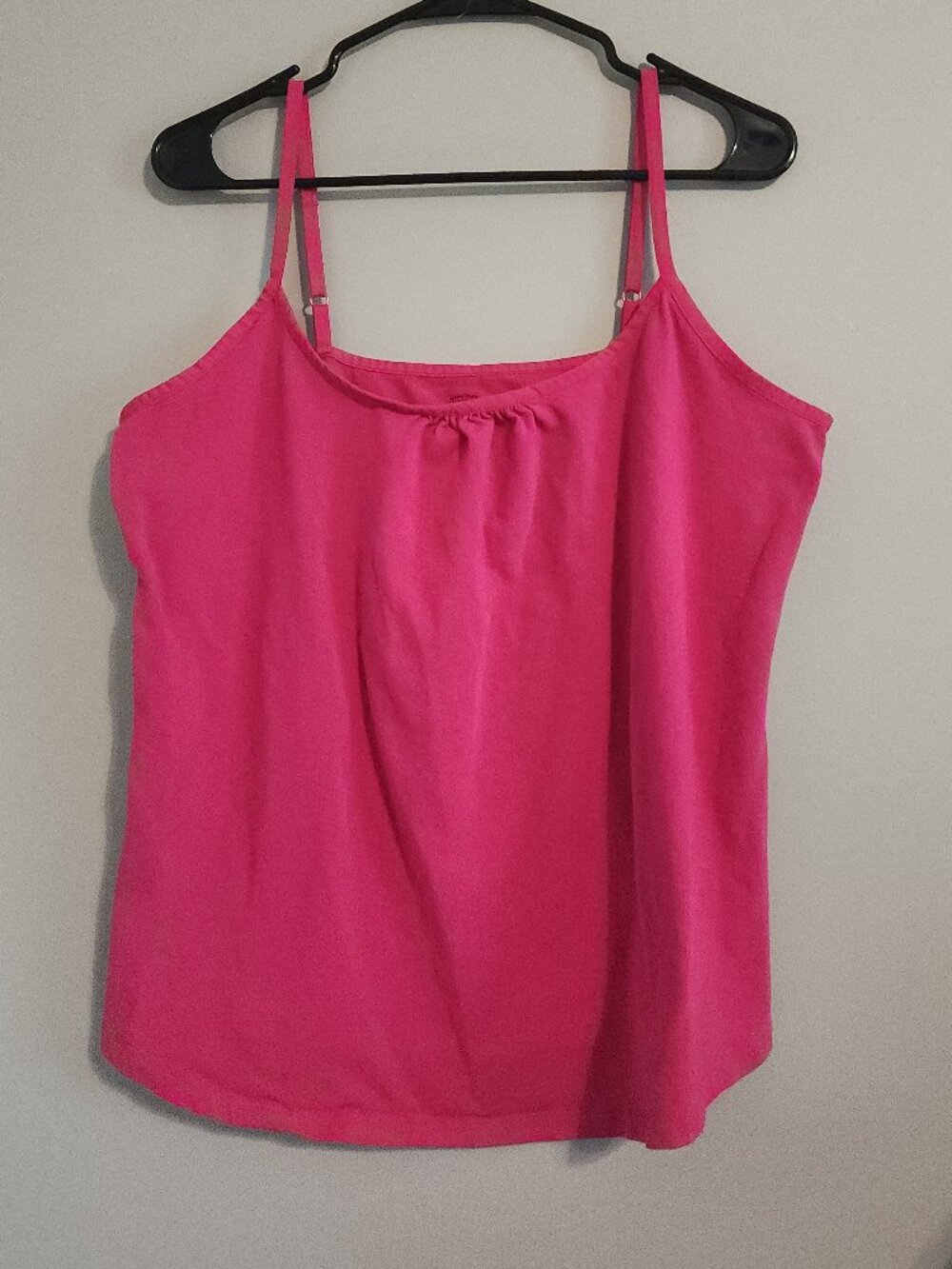 2/$15 Faded Glory Hot Pink Camisole - Size 3X